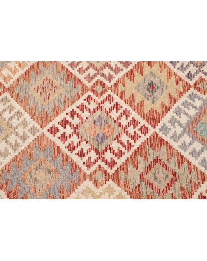 Tappeto Kilim Afghanistan marrone 124x197