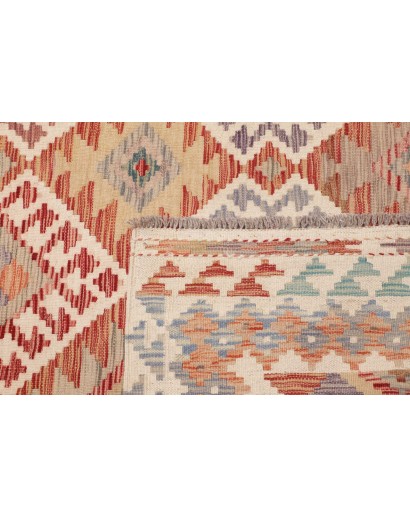 Tappeto Kilim Afghanistan marrone 124x197
