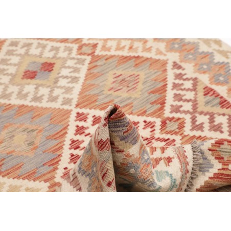 Tappeto Kilim Afghanistan marrone 124x197