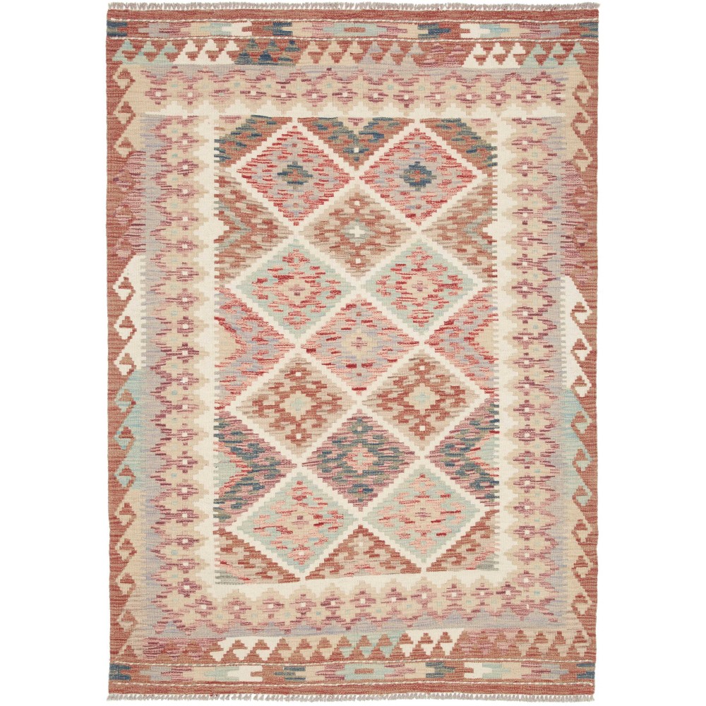 Tappeto Kilim Afghanistan marrone 125x174