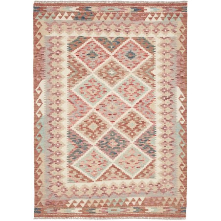 Tappeto Kilim Afghanistan marrone 125x174