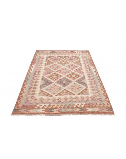 Tappeto Kilim Afghanistan marrone 125x174