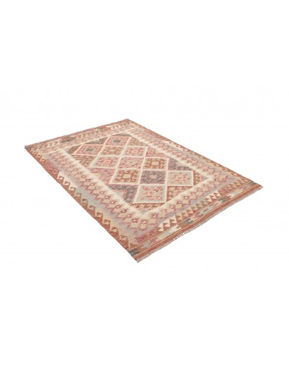 Tappeto Kilim Afghanistan marrone 125x174