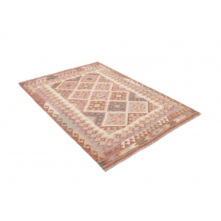 Tappeto Kilim Afghanistan marrone 125x174
