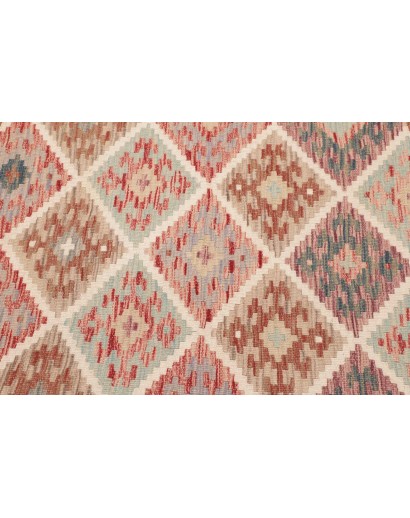 Tappeto Kilim Afghanistan marrone 125x174