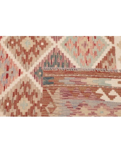 Tappeto Kilim Afghanistan marrone 125x174