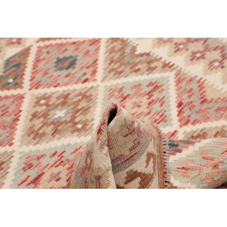 Tappeto Kilim Afghanistan marrone 125x174