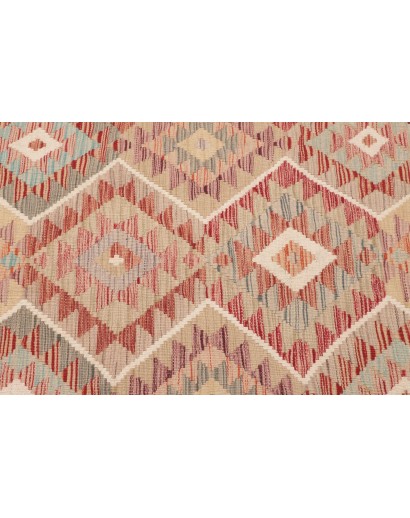 Tappeto Kilim Afghanistan marrone 123x197