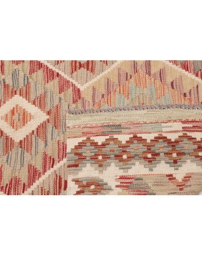 Tappeto Kilim Afghanistan marrone 123x197