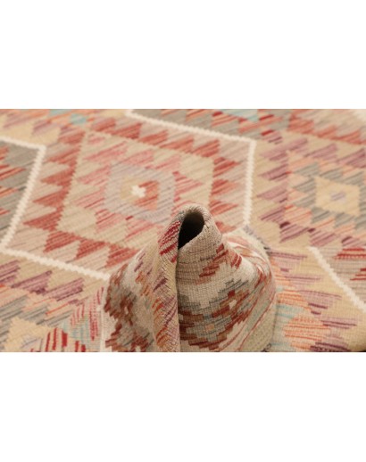 Tappeto Kilim Afghanistan marrone 123x197