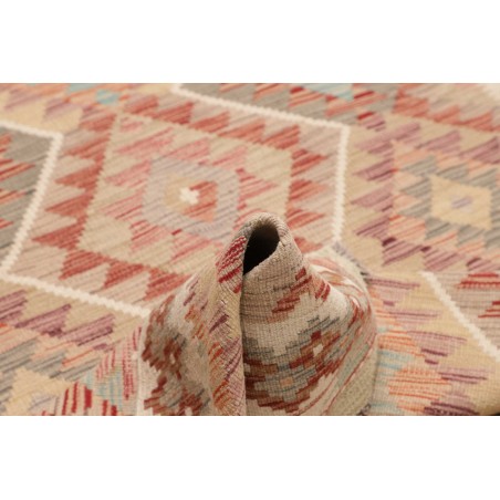 Tappeto Kilim Afghanistan marrone 123x197