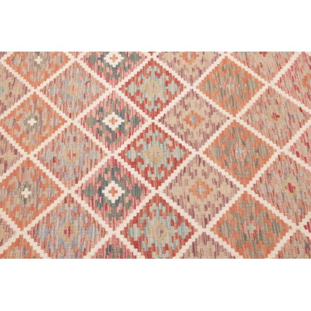 Tappeto Kilim Afghanistan marrone rosso 125x181