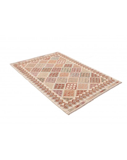 Tappeto Kilim Afghanistan beige marrone 123x174