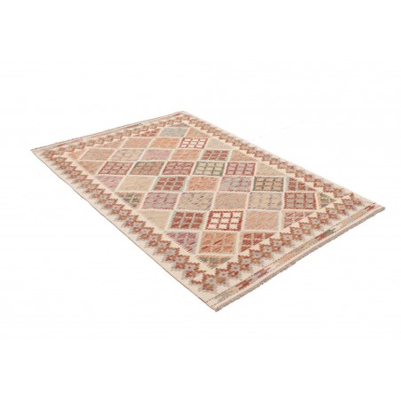Tappeto Kilim Afghanistan beige marrone 123x174