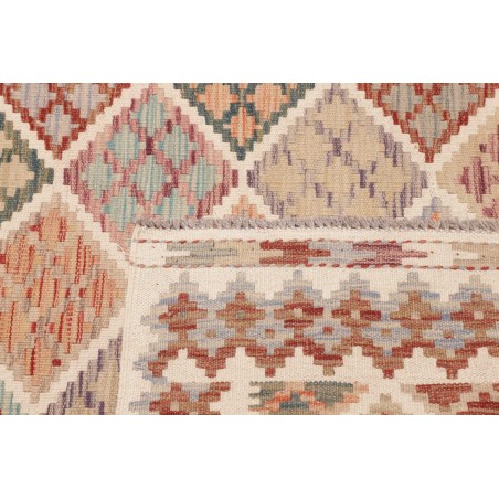 Tappeto Kilim Afghanistan beige marrone 123x174