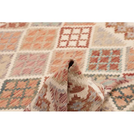 Tappeto Kilim Afghanistan beige marrone 123x174