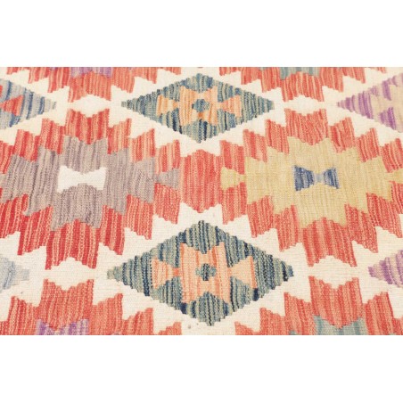 Tappeto Kilim Afghanistan marrone giallo 130x172