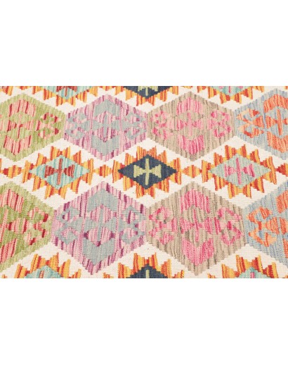 Tappeto Kilim Afghanistan giallo marrone 125x185