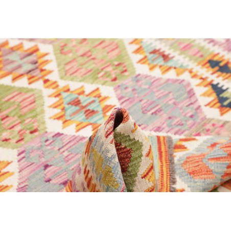 Tappeto Kilim Afghanistan giallo marrone 125x185