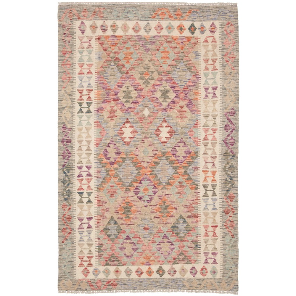 Tappeto Kilim Afghanistan marrone 119x191
