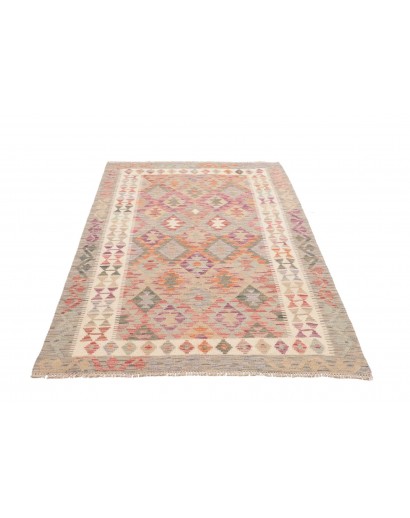 Tappeto Kilim Afghanistan marrone 119x191