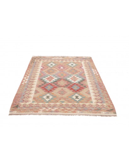 Tappeto Kilim Afghanistan marrone beige 127x177