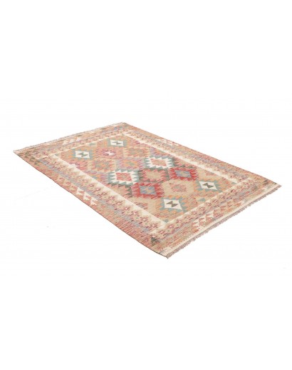 Tappeto Kilim Afghanistan marrone beige 127x177