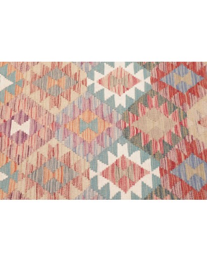 Tappeto Kilim Afghanistan marrone beige 127x177