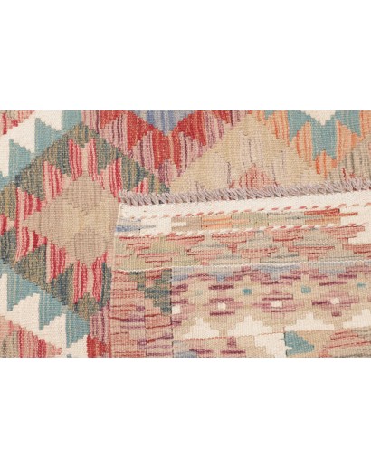 Tappeto Kilim Afghanistan marrone beige 127x177