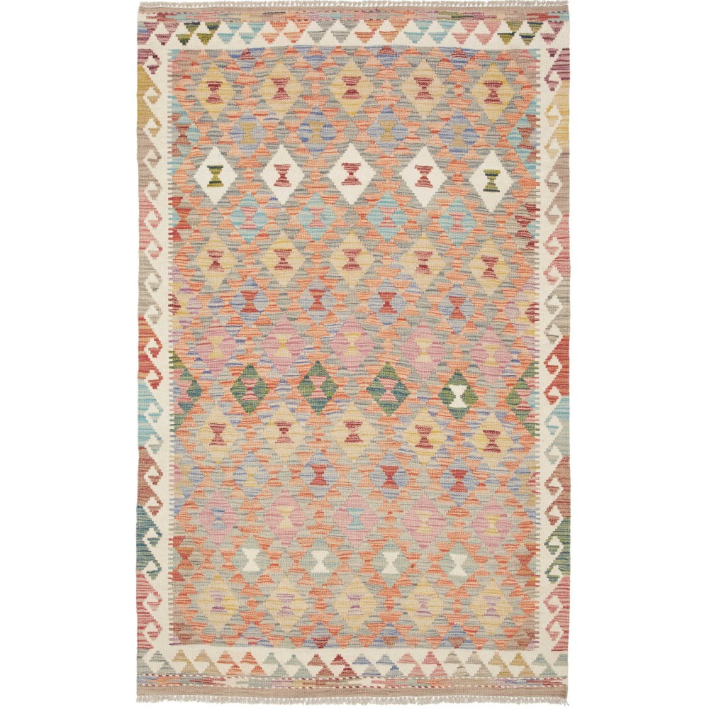 Tappeto Kilim Afghanistan marrone 117x187