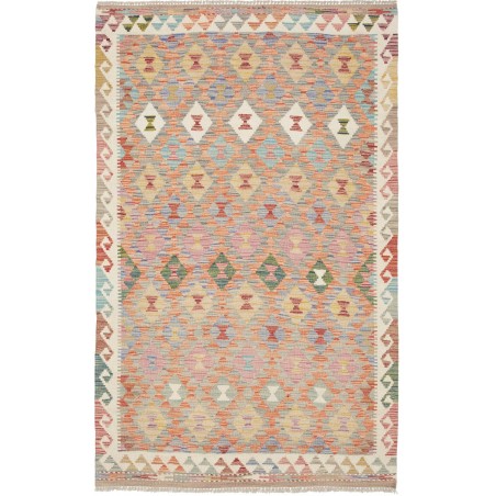 Tappeto Kilim Afghanistan marrone 117x187
