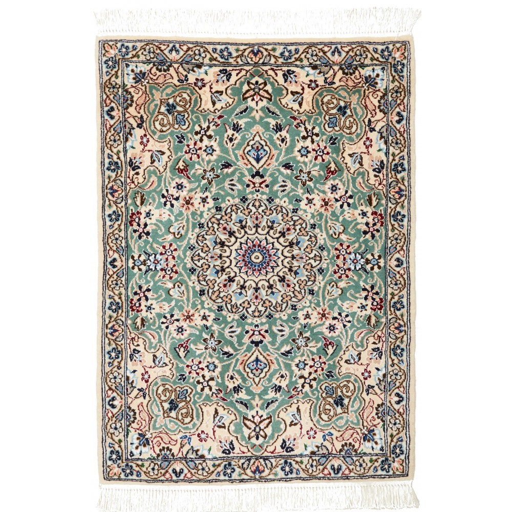 Tappeto Nain 9La Persia beige grigio 63x89 Tappeto Nain 9La Persia beige grigio 63x89