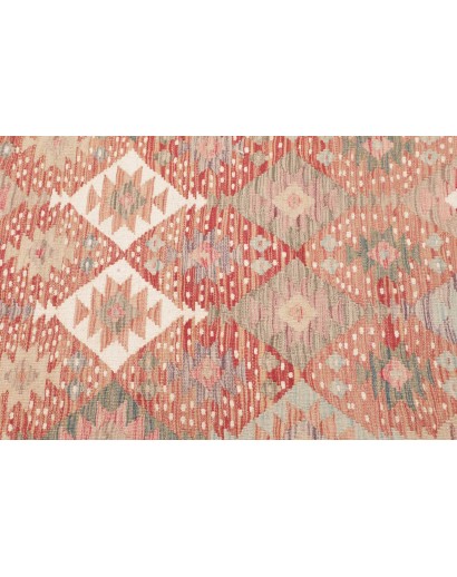 Tappeto Kilim Afghanistan marrone bianco 133x183