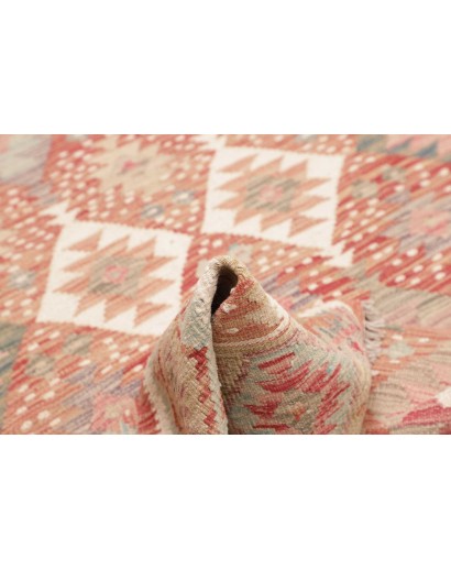 Tappeto Kilim Afghanistan marrone bianco 133x183