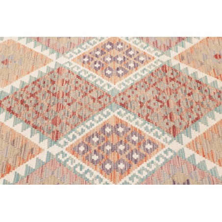 Tappeto Kilim Afghanistan marrone rosso 121x180