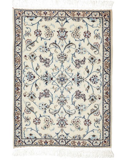 Tappeto Nain 6La Persia bianco grigio 64x90