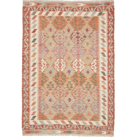 Tappeto Kilim Afghanistan marrone 127x180