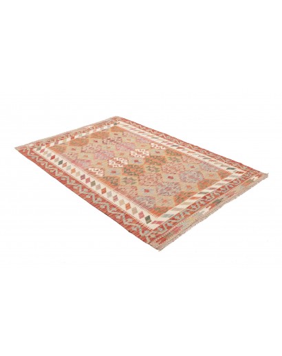Tappeto Kilim Afghanistan marrone 127x180