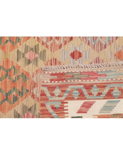 Tappeto Kilim Afghanistan marrone 127x180