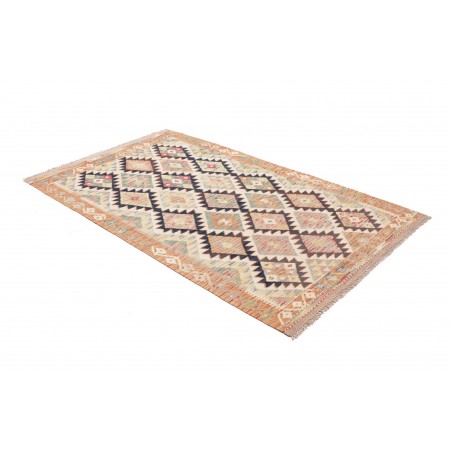 Tappeto Kilim Afghanistan marrone grigio 118x196