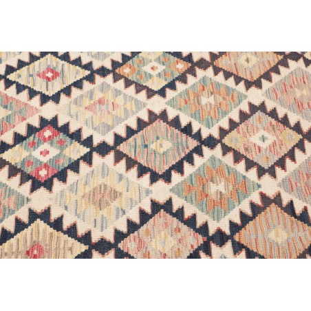 Tappeto Kilim Afghanistan marrone grigio 118x196
