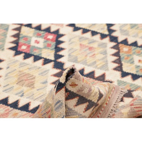 Tappeto Kilim Afghanistan marrone grigio 118x196