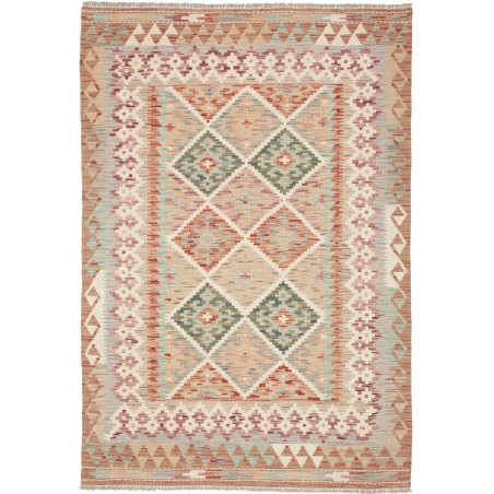 Tappeto Kilim Afghanistan marrone 123x178