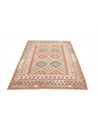 Tappeto Kilim Afghanistan marrone 123x178