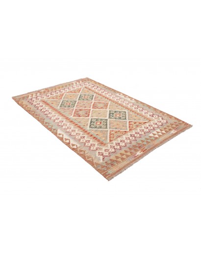 Tappeto Kilim Afghanistan marrone 123x178