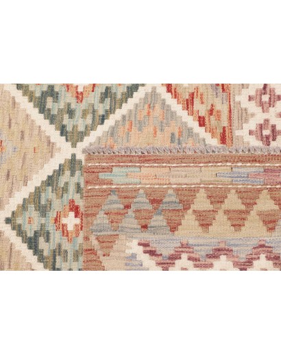 Tappeto Kilim Afghanistan marrone 123x178