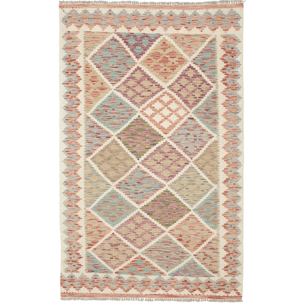 Tappeto Kilim Afghanistan marrone beige 117x191