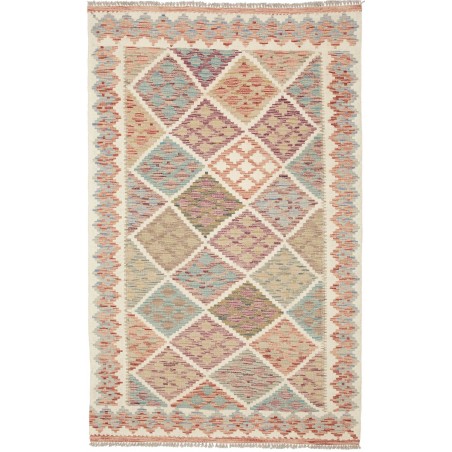 Tappeto Kilim Afghanistan marrone beige 117x191