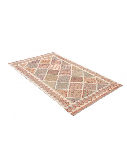 Tappeto Kilim Afghanistan marrone beige 117x191