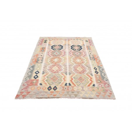 Tappeto Kilim Afghanistan beige grigio 122x189